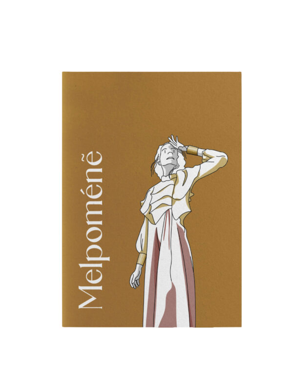 Notebook Muse Melpomene Modern Mythology Love Artually Stationery