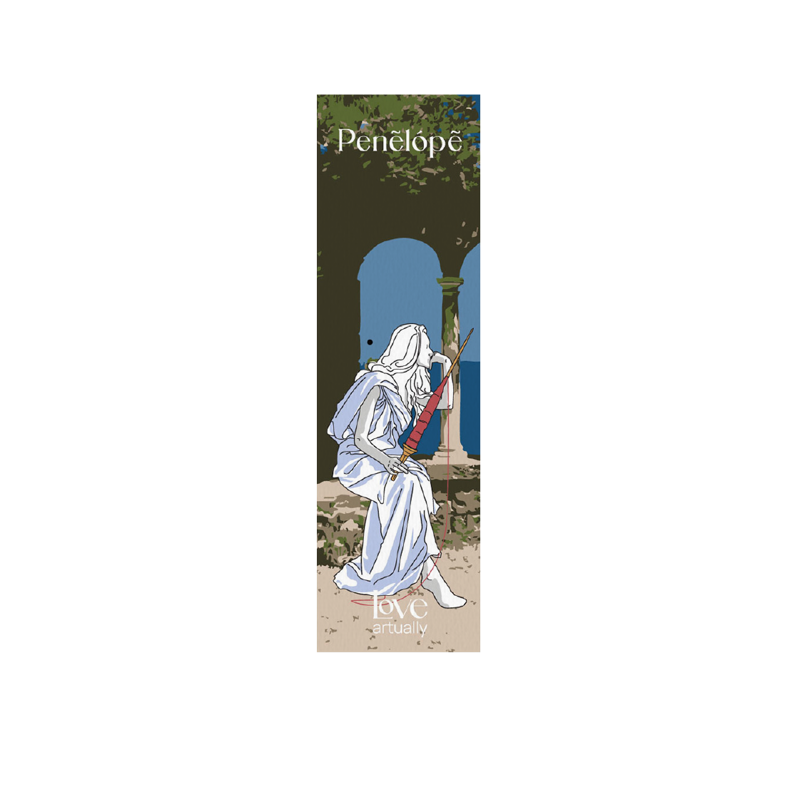 Penelope-Bookmark-Front Penelope Weaver Bookmark Modern Mythology Love Artually Recycled Paper