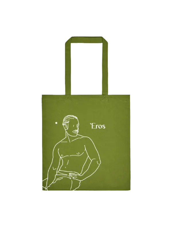 Olive Tote Bag Eros & Psyche Modern Mythology Love Artually Shopper