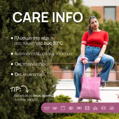 Orpheus-Eurydike-Care-Info Modern Mythology Pink Tote Bag Orpheus and Eurydike Care Info