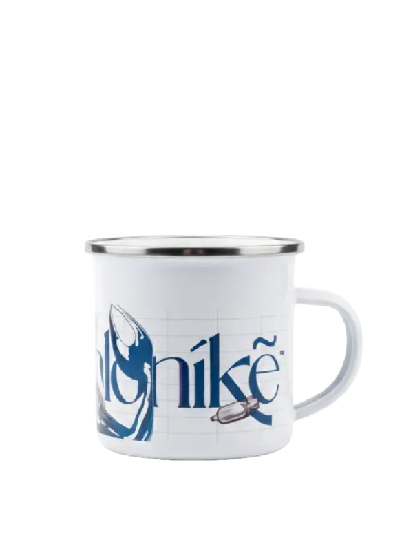 Enamel Mug Thessaloniki Mermaid Turquoise Waves Love Artually