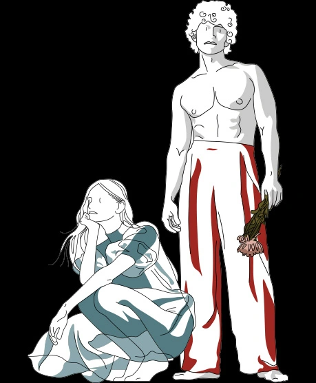 Δύο αρχαιολληνικές φιγούρες της Love Artually