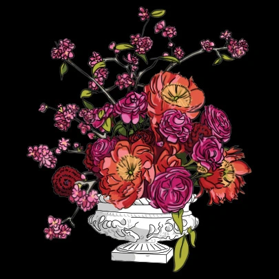 Γραφικό ανθοδέσμη της Love Artually