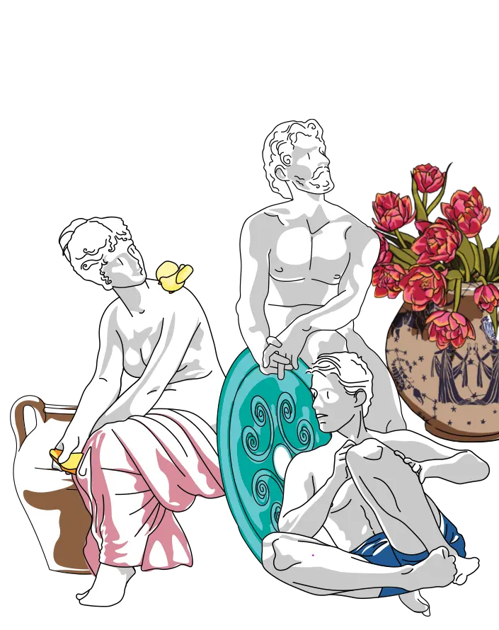 Αρχαιοελληνικές φιγούρες της Love Artually